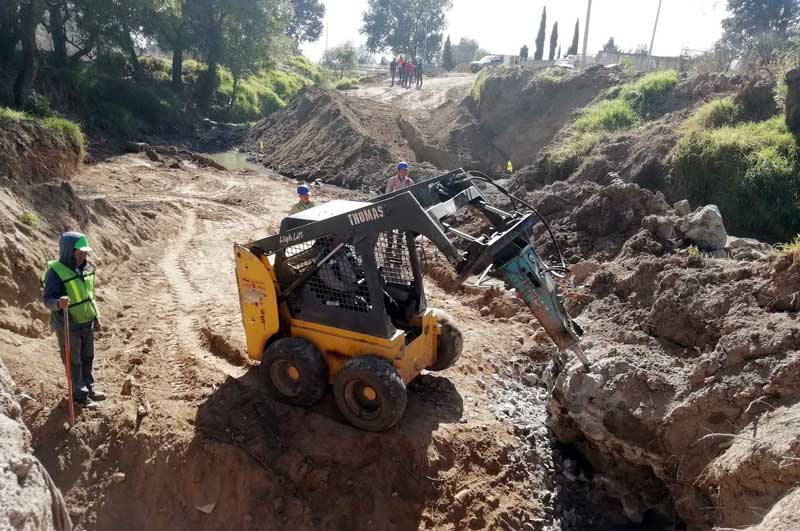 Inicia SECODUVI contrucción de puente vehicular en la Trinidad Tenexyecac