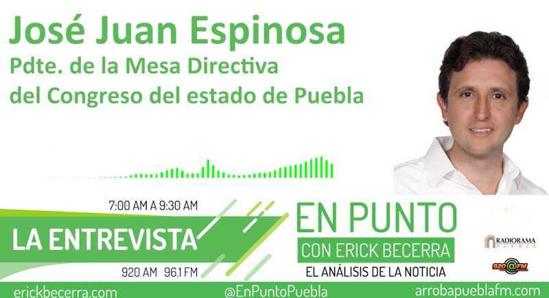 Quien sea nombrado gobernador interino será un poblano más allá de las 4 paredes del Congreso: José Juan Espinosa