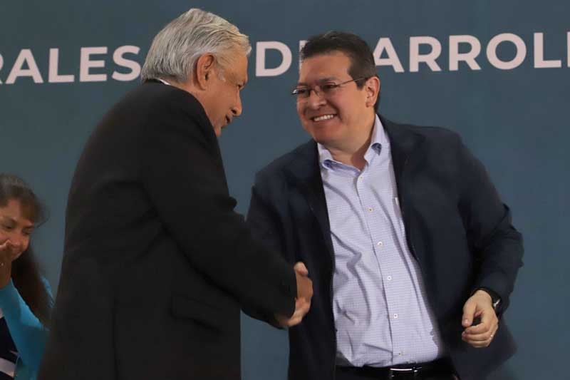 Presidente López Obrador y Gobernador Mena refrendan trabajo coordinado