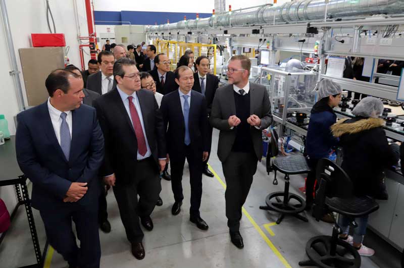 Inaugura Marco Mena Sonavox Electronics; invierten 90 MDP
