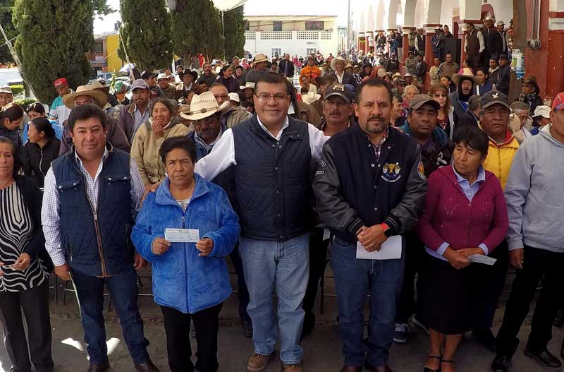 Realiza SEFOA tercera entrega de apoyos a productores afectados por siniestros agropecuarios