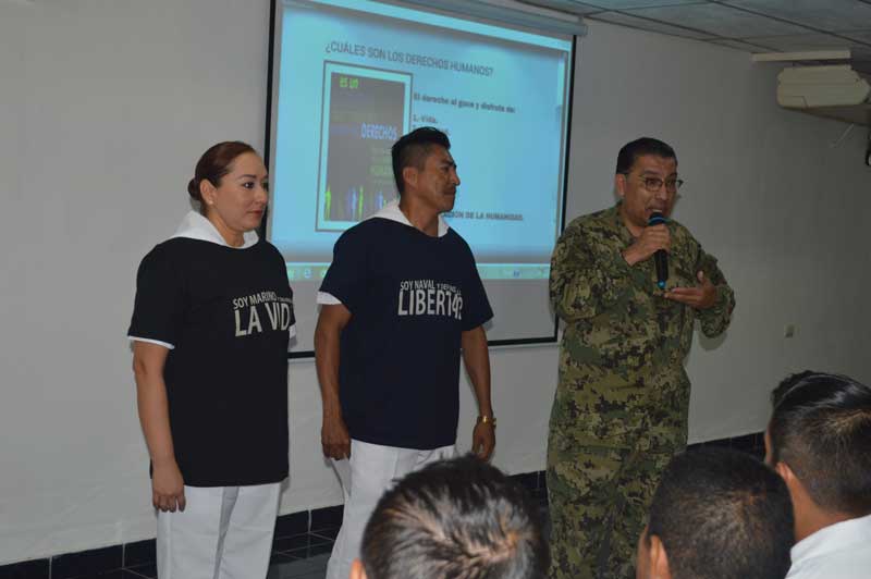La Secretaría de Marina-Armada de México impulsa en el personal naval una cultura de respeto a los Derechos Humanos
