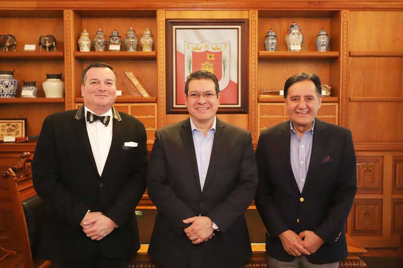 Se reúne Marco Mena con empresarios de PIMSA para analizar posibilidades de inversión en Tlaxcala