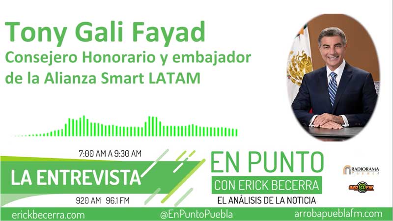 Este nombramiento es un orgullo para los poblanos, orgullo para México: Tony Gali