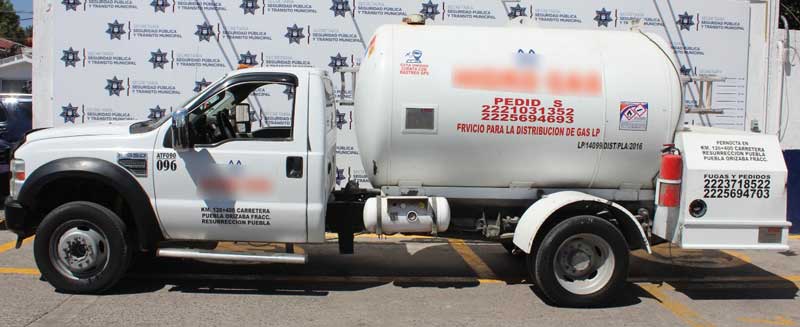 Recuperó SSPTM de Puebla alrededor de 79 mil litros de gas LP de dudosa