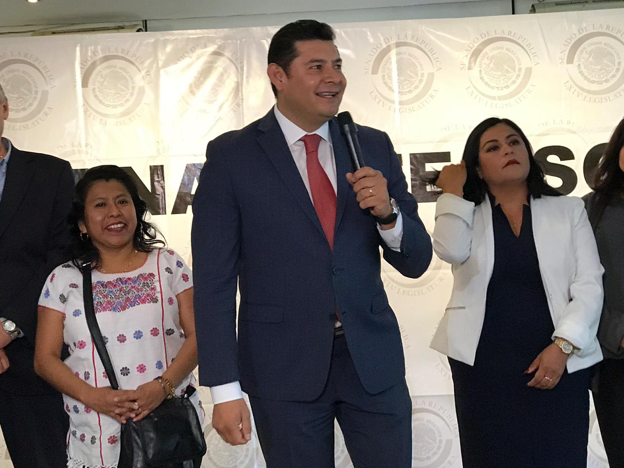 Es lucha demócrática y no solidaridad el apoyo de los senadores y ciudadanos a mi aspiración: Alejandro Armenta