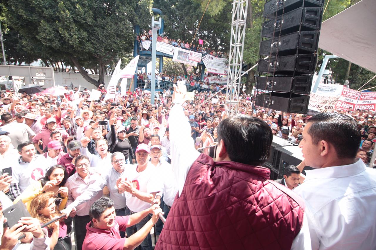 Nunca me he ido de Puebla y tampoco he negociado nada: Miguel Barbosa