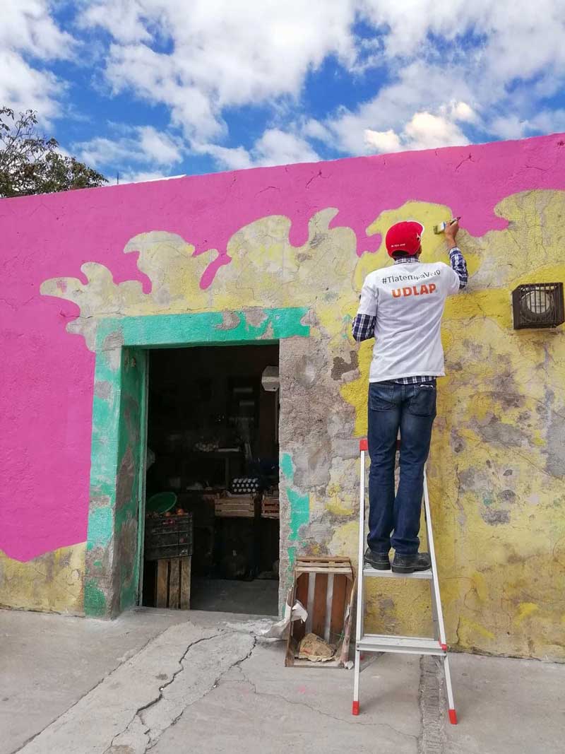 Estudiantes UDLAP realizan proyecto de equipamiento urbano para el Barrio de Jesús Tlatempa