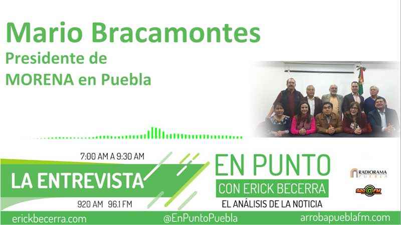 Mañana será el registro de Barbosa como candidato a gobernador de Puebla: Mario Bracamontes
