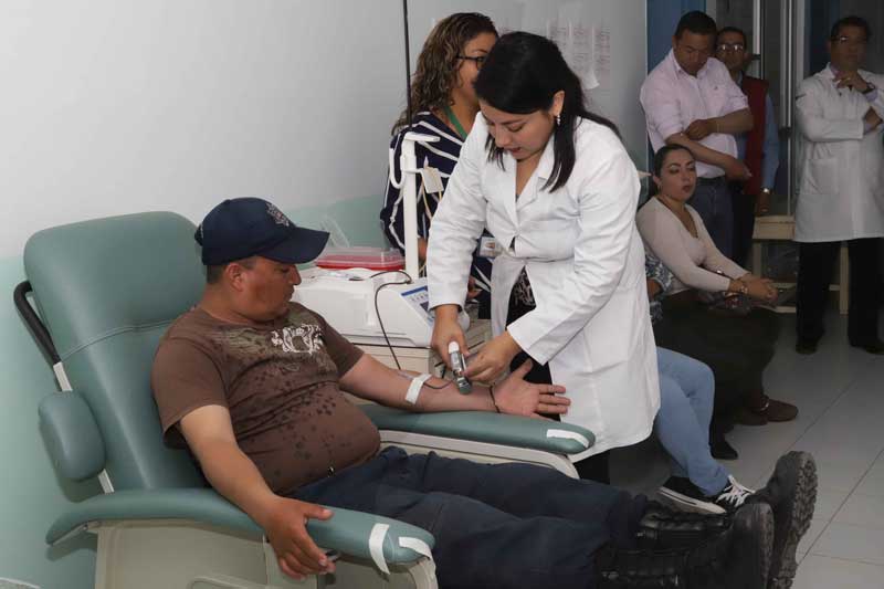 Incrementa cinco veces promedio mensual de donadores voluntarios de sangre: SEPOL