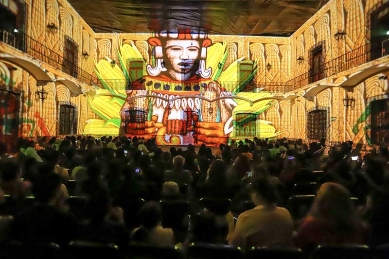 Con mil 400 asistentes, «Proyección Noches Mágicas de Tlaxcala» supera expectativa