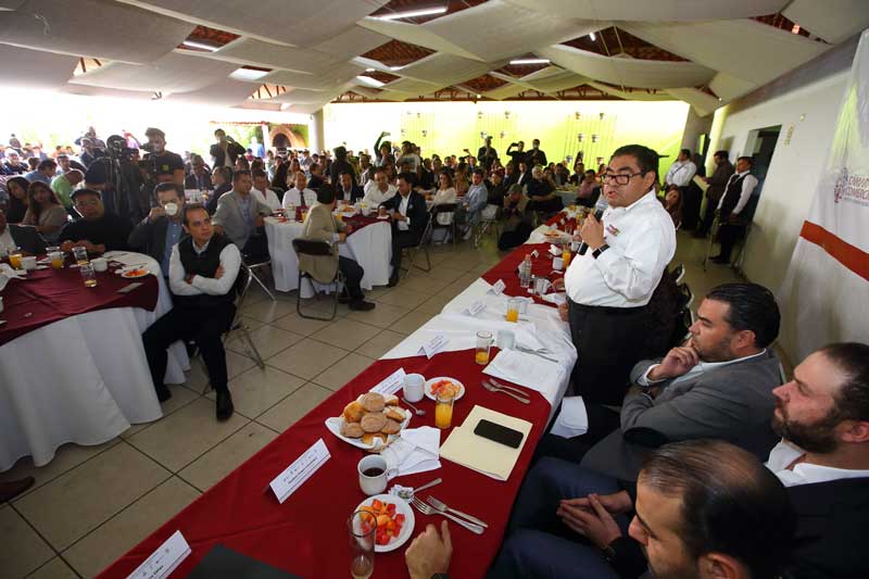 El presupuesto de Puebla se quedará para los empresarios poblanos: Barbosa Huerta