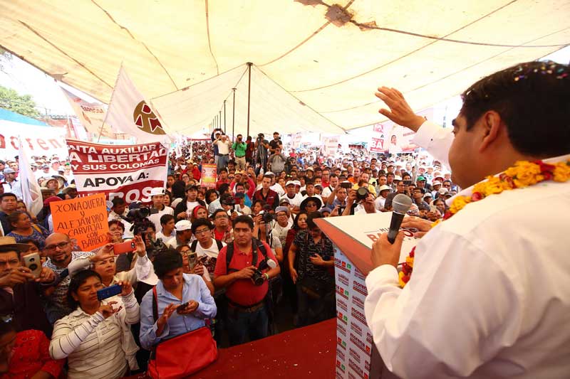 Miguel Barbosa trabajará por recuperar la dignidad de las Juntas Auxiliares del estado