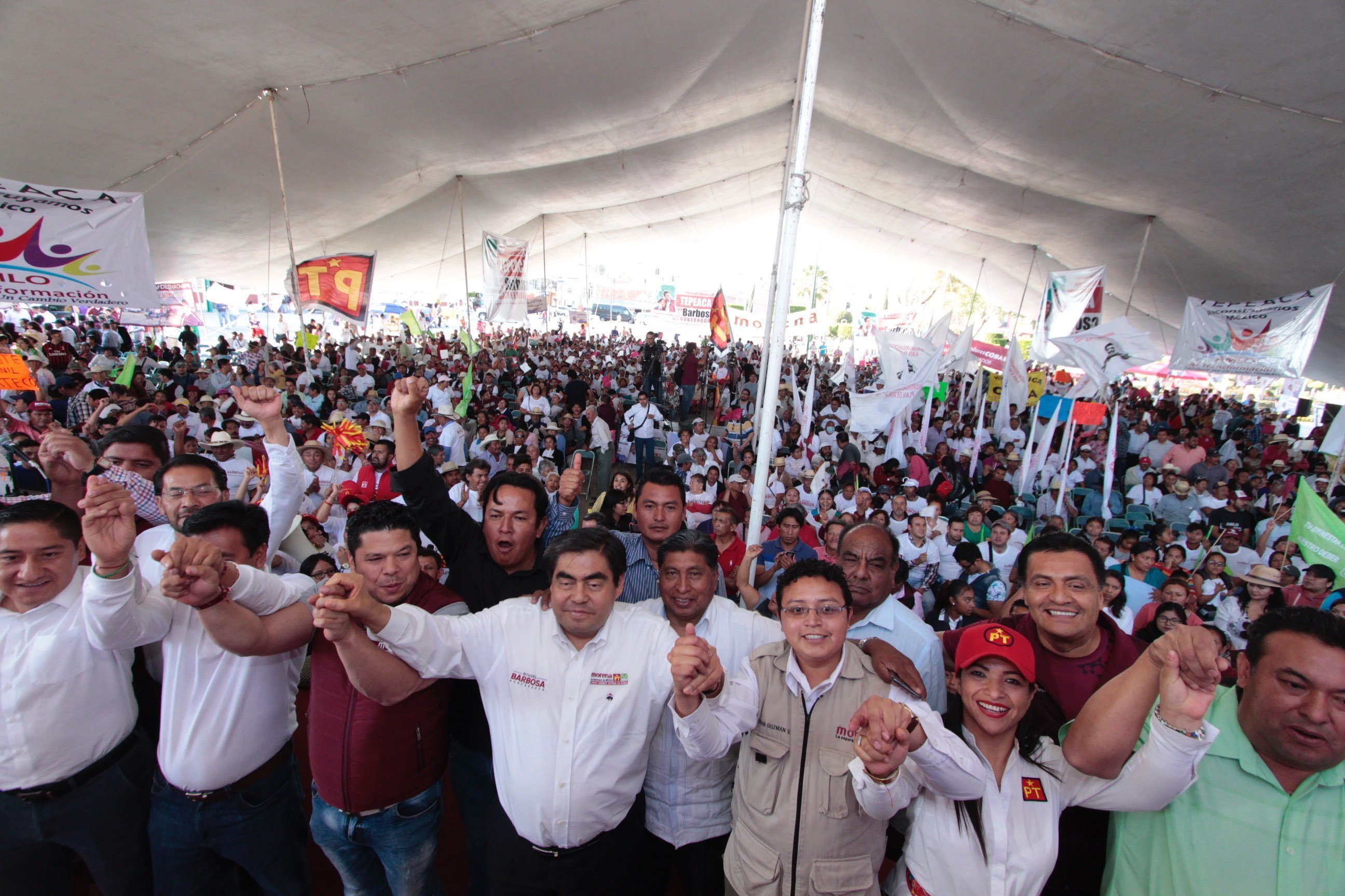 Confía Puebla en Miguel Barbosa Huerta