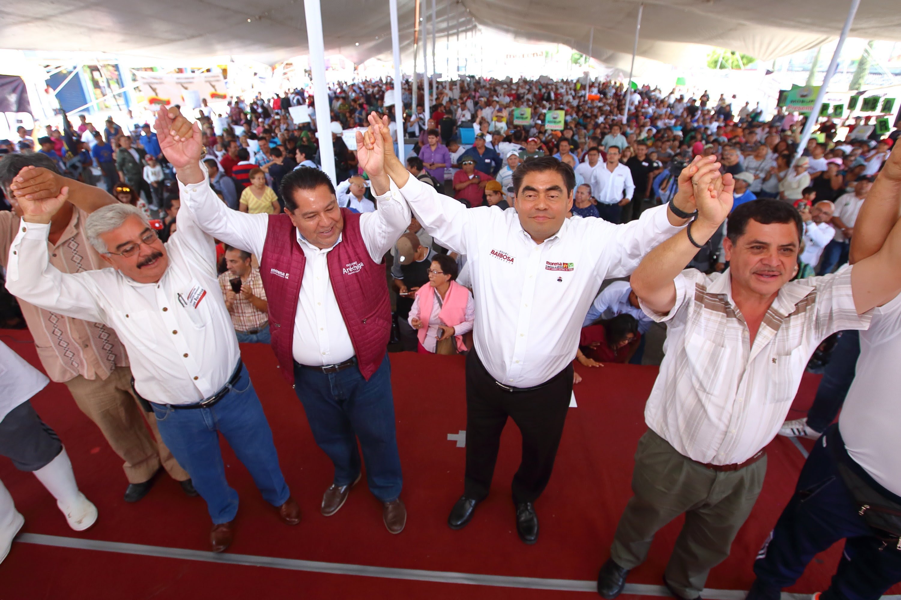 En MORENA pronto seremos un solo rostro; seguiré abonando a la unidad reitera Miguel Barbosa