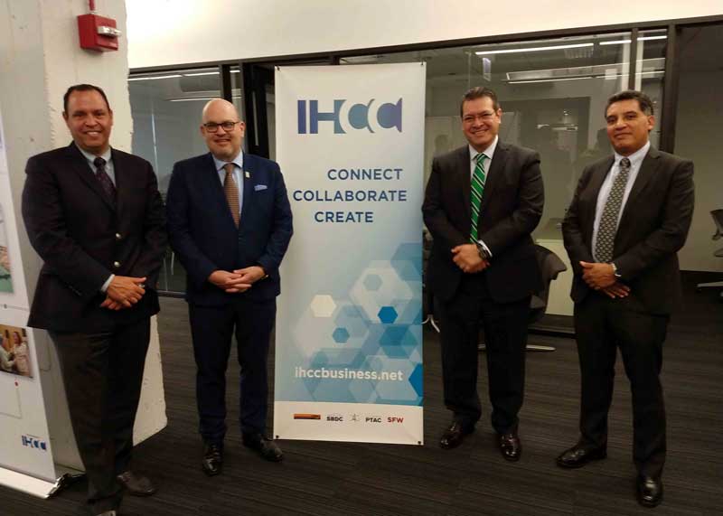 Marco Mena se reúne con presidente de la Cámara Hispana de Comercio de Illinois