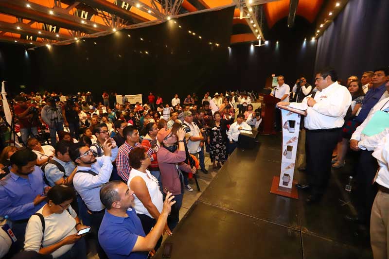 En mi recorrido de campaña he privilegiado el encuentro con campesinos y pueblos originarios: Miguel Barbosa