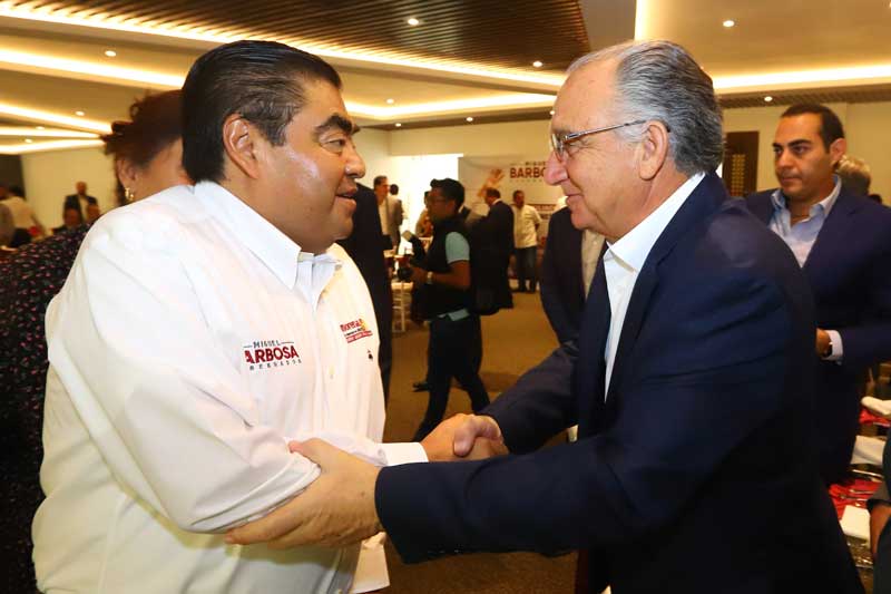 Ofrece Miguel Barbosa trabajar desde el 3 de junio en el combate a la inseguridad