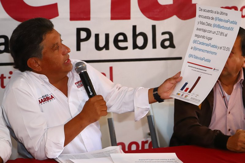 Resultador de encuestas reflejan que Miguel Barbosa será el ganador el 2 de junio: Carlos Meza