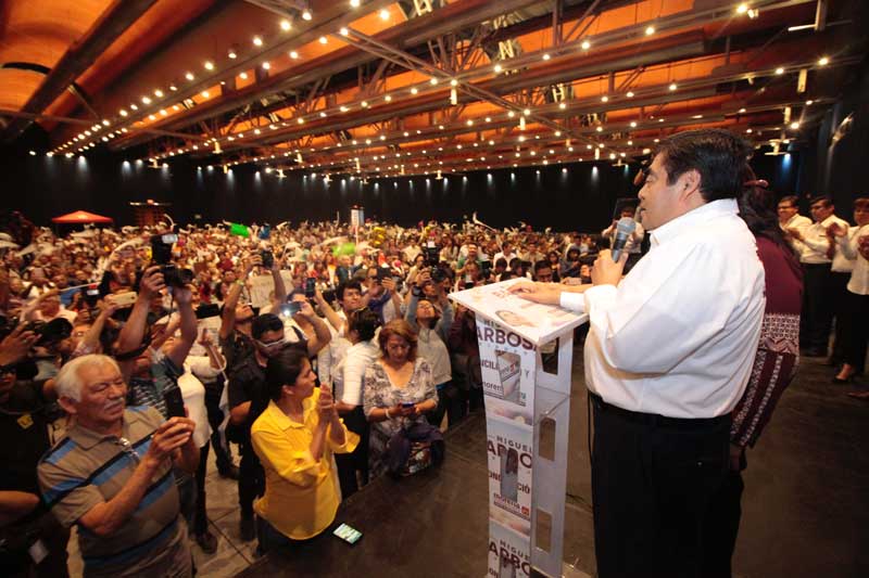 Será Miguel Barbosa Huerta aliado de los trabajadores para que mejoren sus condiciones de vida