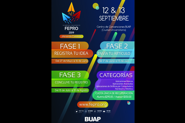 Abierta la convocatoria para la FEPRO 2019