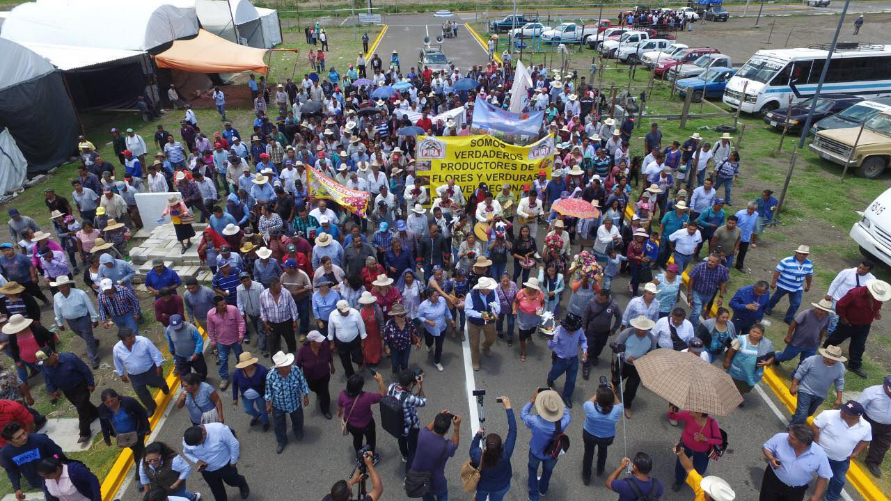 Gobierno de Atlixco y productores celebran un año de la nueva Plazuela del Productor