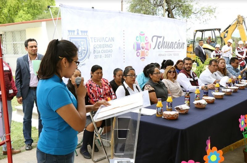 Patjane Martínez arrancó construcción de barda perimetral en la secundaria «Niños Héroes de Chapultepec»