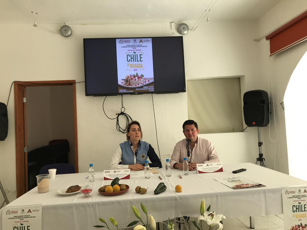 Inicia temporada de Chile en Nogada en Texmelucan