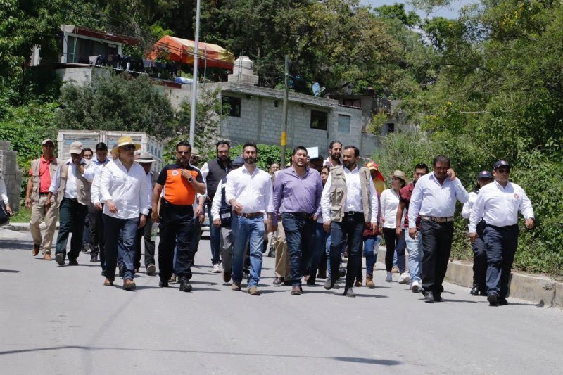 Evacuación de acciones en Santo Tomás Chautla