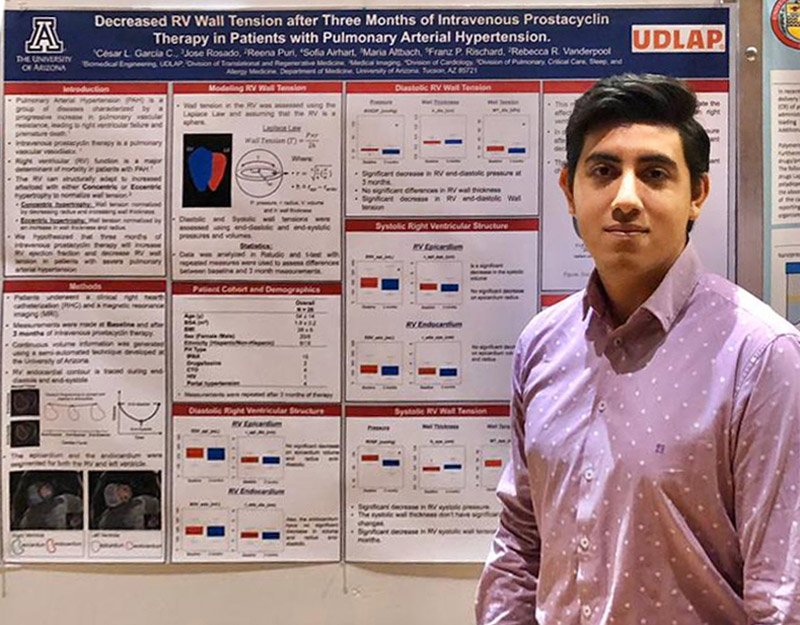 Estudiante UDLAP realiza estancia de verano en la Universidad de Arizona   