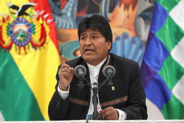 Evo Morales se declara ganador de elecciones en Bolivia