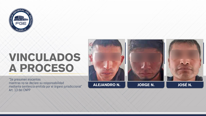 Por robo de vehículo con mercancía fueron vinculados a proceso tres hombres.