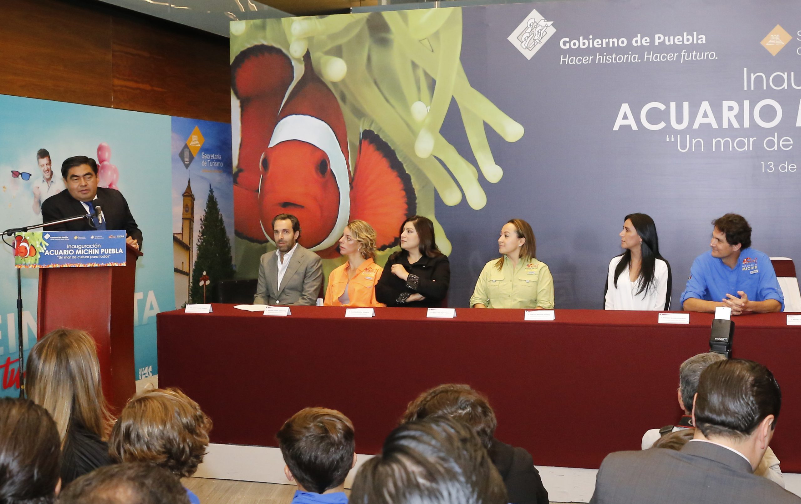 Acuario Michin sumará a la construcción de paz en Puebla: MBH