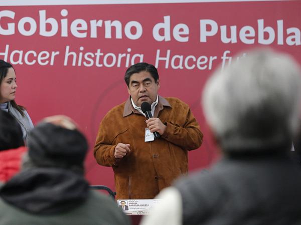 “No voy a dejar de atender a la gente», sostuvo el Gobernador Miguel Barbosa.