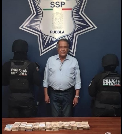 Detiene Policía Estatal a hombre que transportaba más de un millón de pesos en efectivo