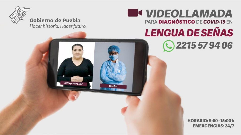 Lanza Gobierno del estado programa de diagnóstico de COVID-19 para personas con discapacidad auditiva