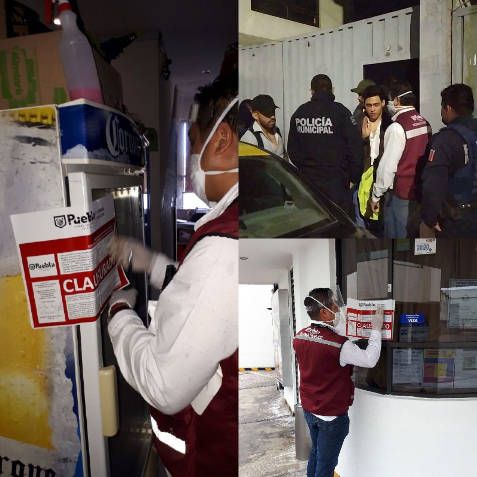 Normatividad clausura una fiesta, un motel y dos restaurantes por venta y consumo de alcohol