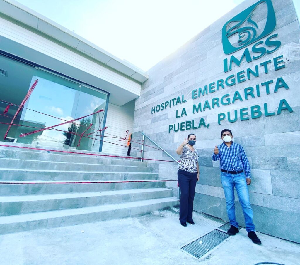 IMSS y SNTSS supervisan avances del Módulo Temporal en Hospital La Margarita