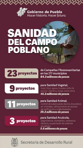 Ejecuta SDR 23 proyectos para sanidad e inocuidad agroalimentaria