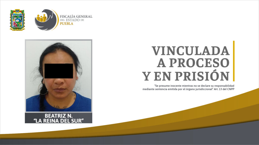 Fiscalía aprehendió a Beatriz N. “La Reina del Sur”, permanecerá en prisión