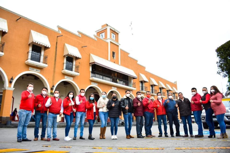 Lorenzo Rivera Nava, dirigente estatal del MT realiza gira de trabajo en Huauchinango y Xicotepec