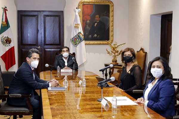 Plantea Barbosa Huerta construir agenda entre Puebla y Alemania para consolidar inversiones