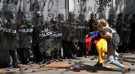 Suman 548 desaparecidos durante protestas en Colombia