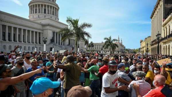 Apagón digital en Cuba tras protestas