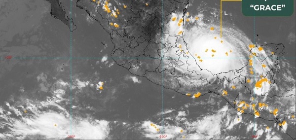 Impactará huracán ‘Grace’ en 63 municipios de Puebla