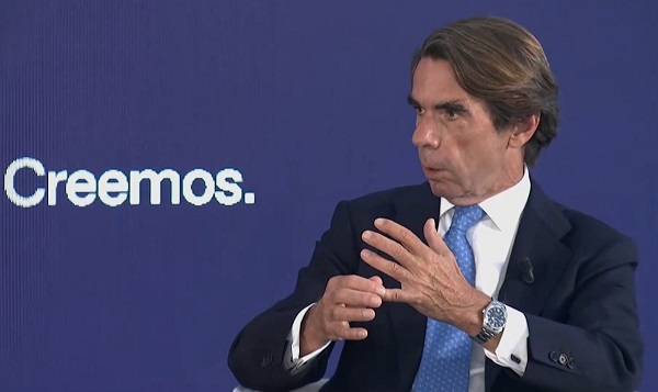 Aznar criticó petición de perdón de López Obrador