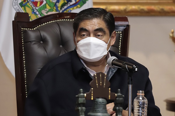 Miguel Barbosa agradece a AMLO apoyos que entregará a Puebla tras el huracán ‘Grace’