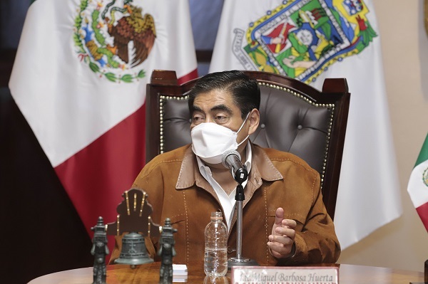 Puebla mantiene un ambiente de paz para el término e inicio de ayuntamientos: MBH