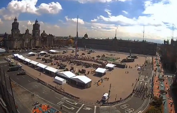 Prueban altavoces en Segundo simulacro nacional en CDMX