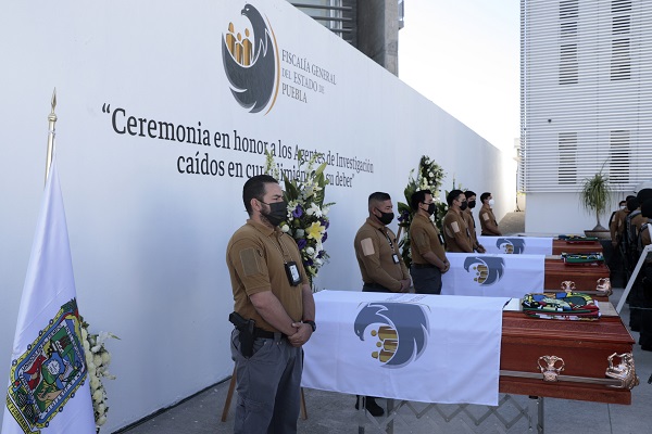 Gobierno de Puebla reitera compromiso de esclarecer fallecimiento de agentes